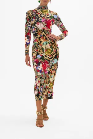 TURTLENECK JERSEY DRESS HAPPILY EVER AFTER