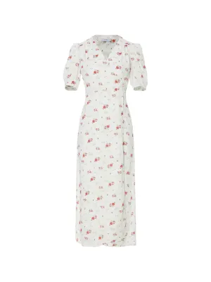 Vera rose wrap dress