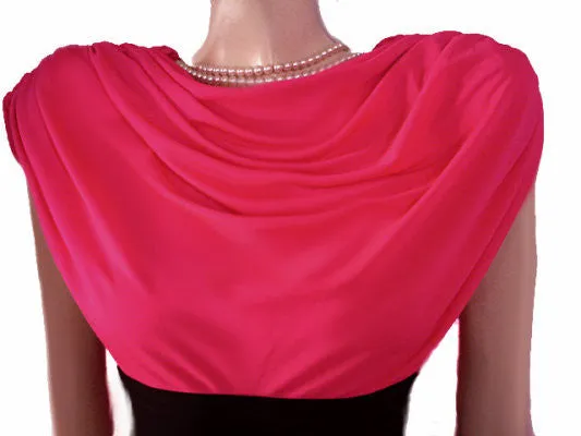 *VINTAGE I. MAGNIN GRAND SWEEP SPRING & SUMMER PARTY DRESS IN GERANIUM