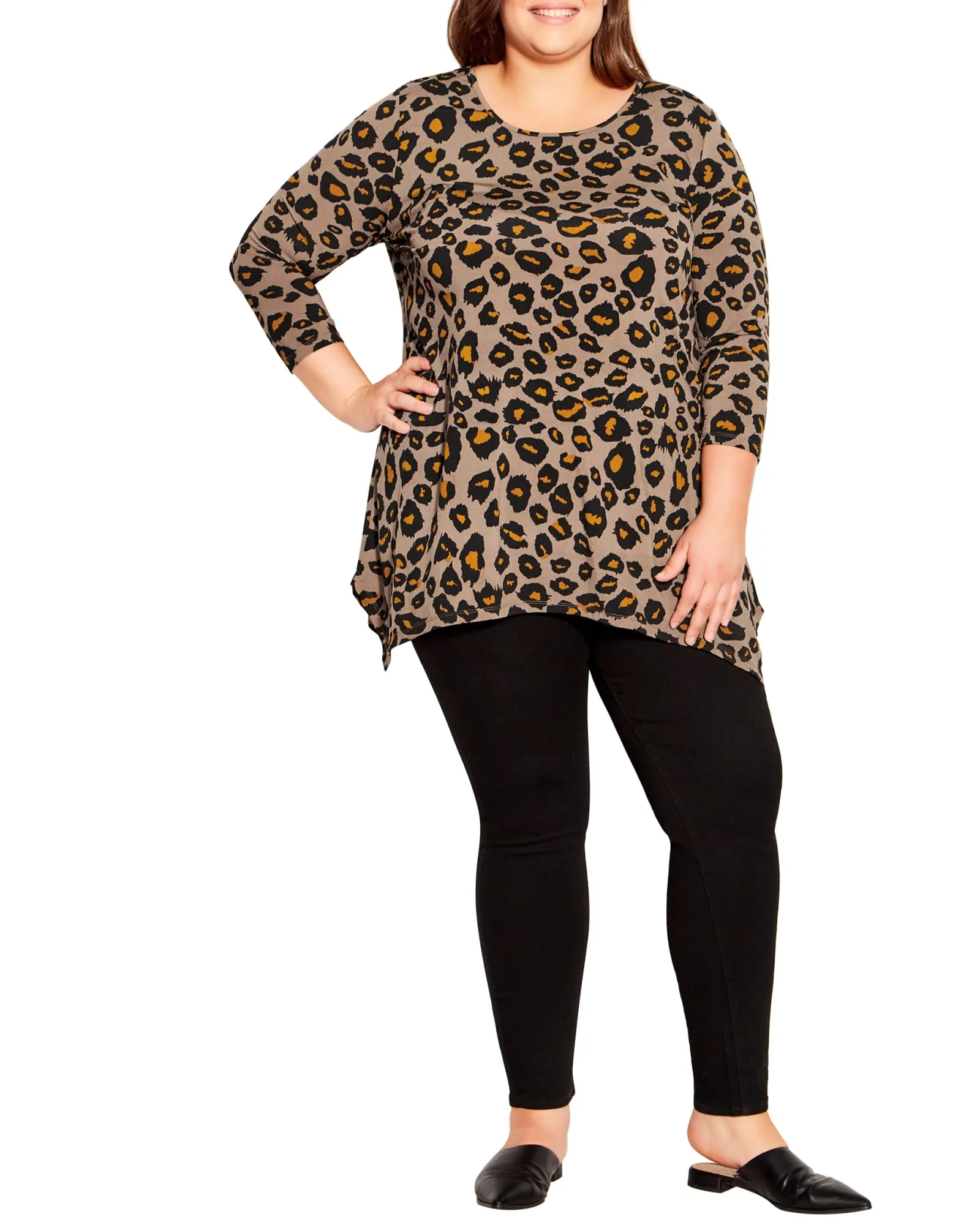 Wanda Cosmic Print Tunic | Cosmic Leopard