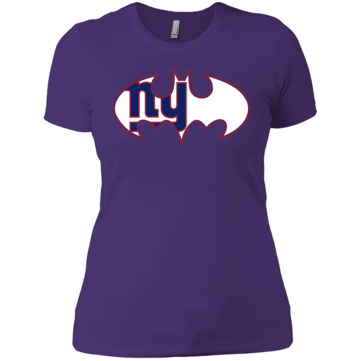 We Are The New York Giants Batman Nfl Mashup Women Cotton T-Shirt