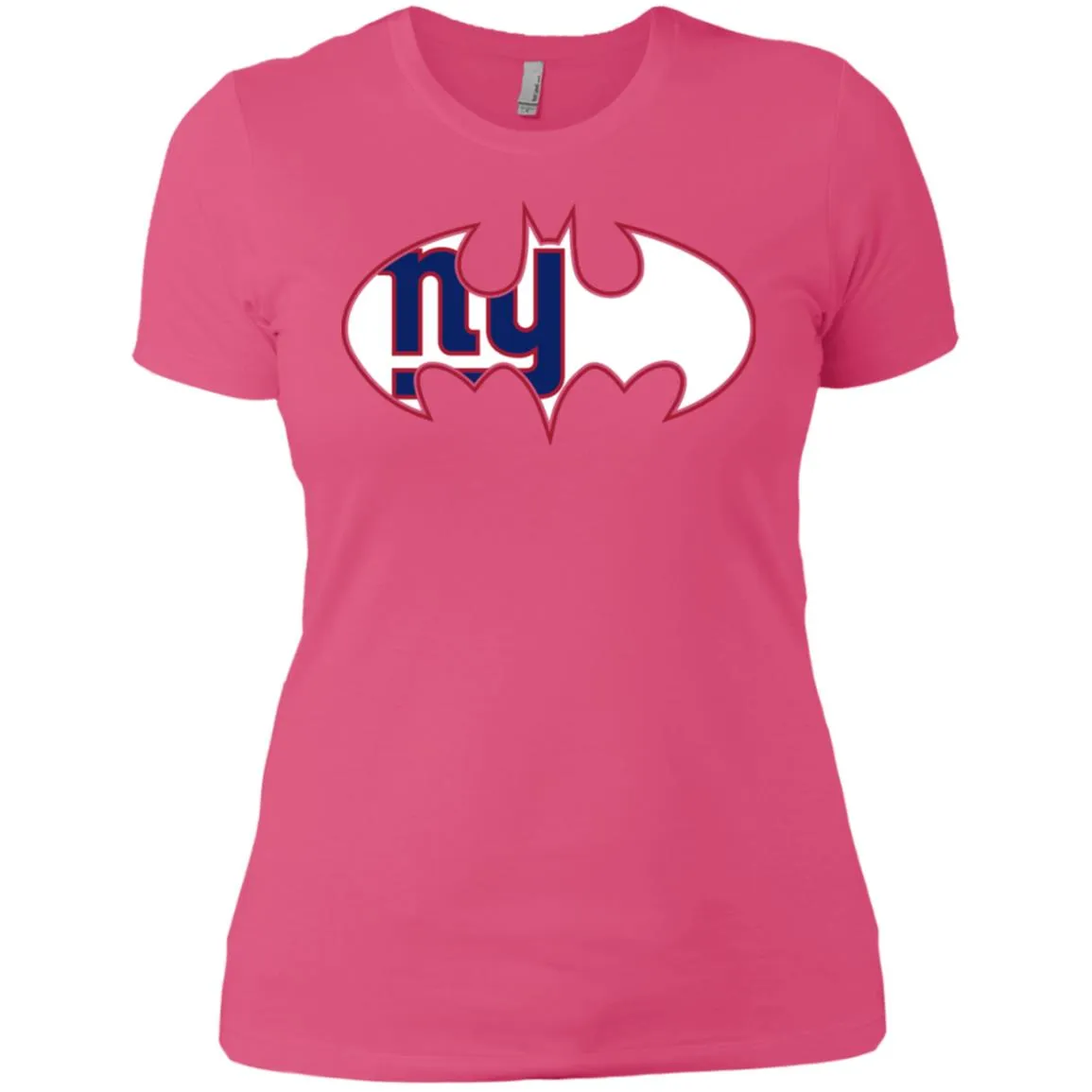 We Are The New York Giants Batman Nfl Mashup Women Cotton T-Shirt