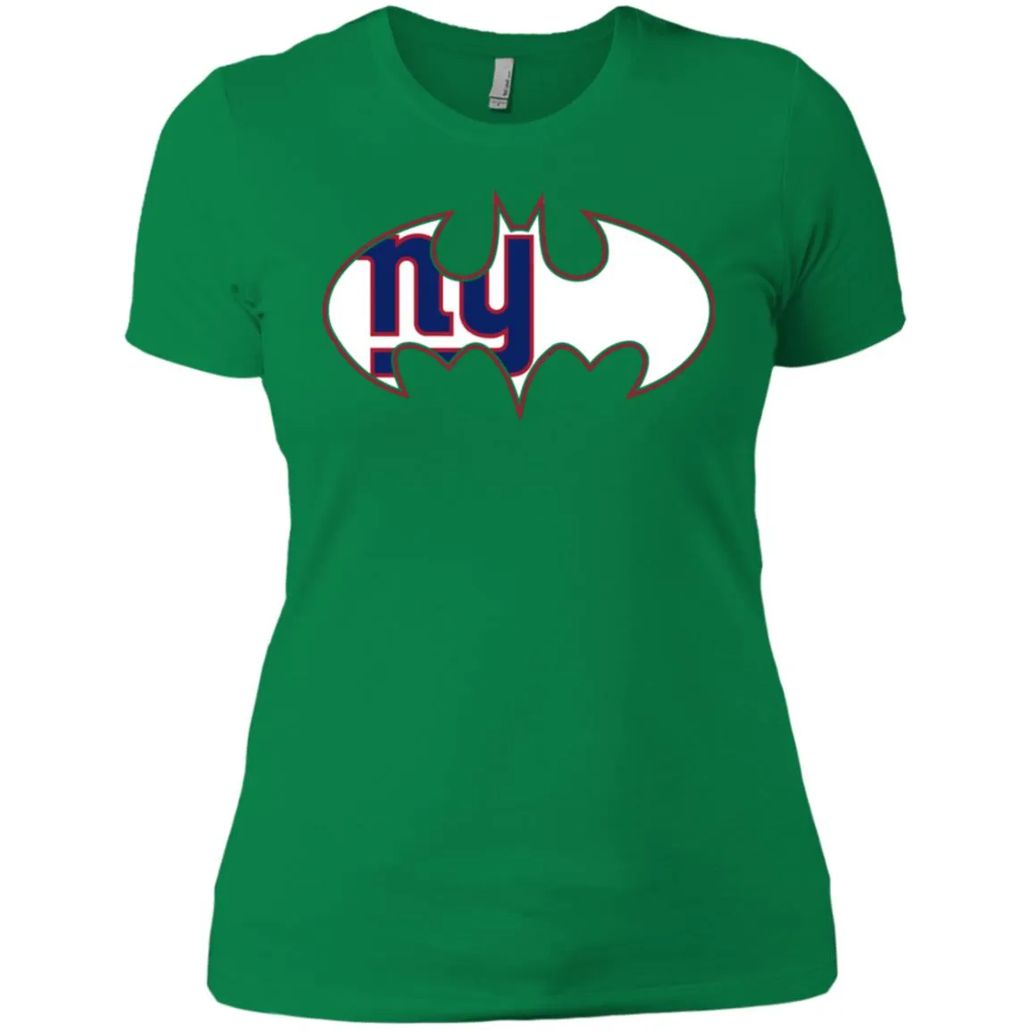 We Are The New York Giants Batman Nfl Mashup Women Cotton T-Shirt