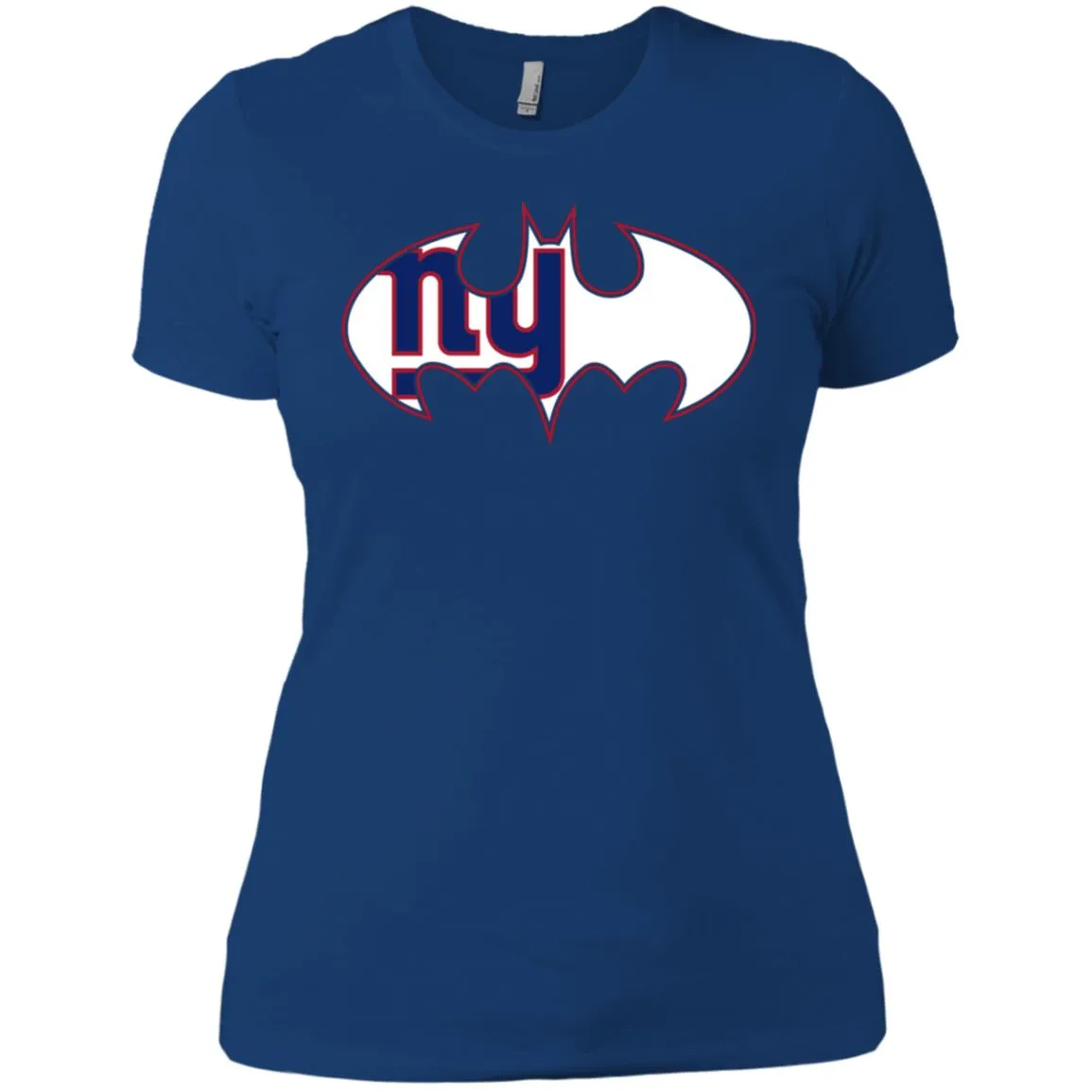 We Are The New York Giants Batman Nfl Mashup Women Cotton T-Shirt