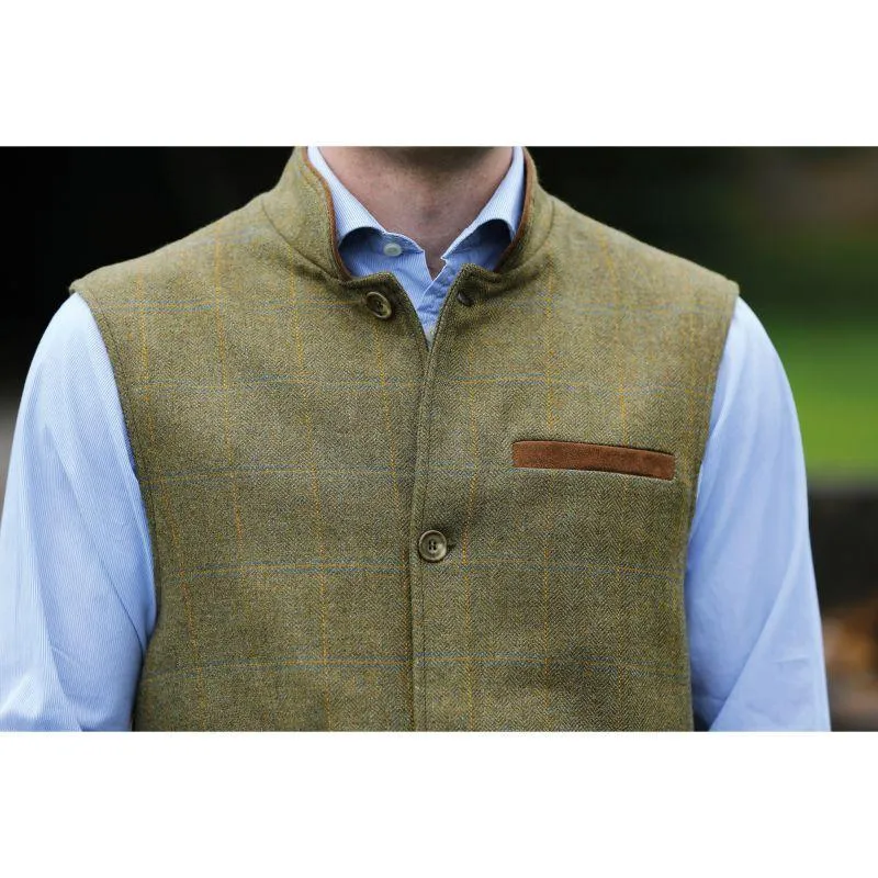 William Powell Mens Tweed Gilet - Glenesk