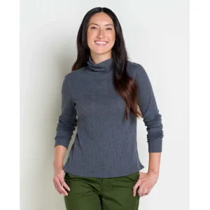 Womens Foothill Pointelle Ls T-neck
