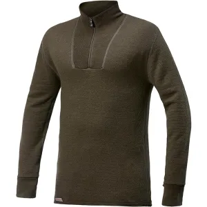 Woolpower Zip Turtleneck 400 Pine Green | Buy Woolpower Zip Turtleneck 400 Pine Green here | Outnorth