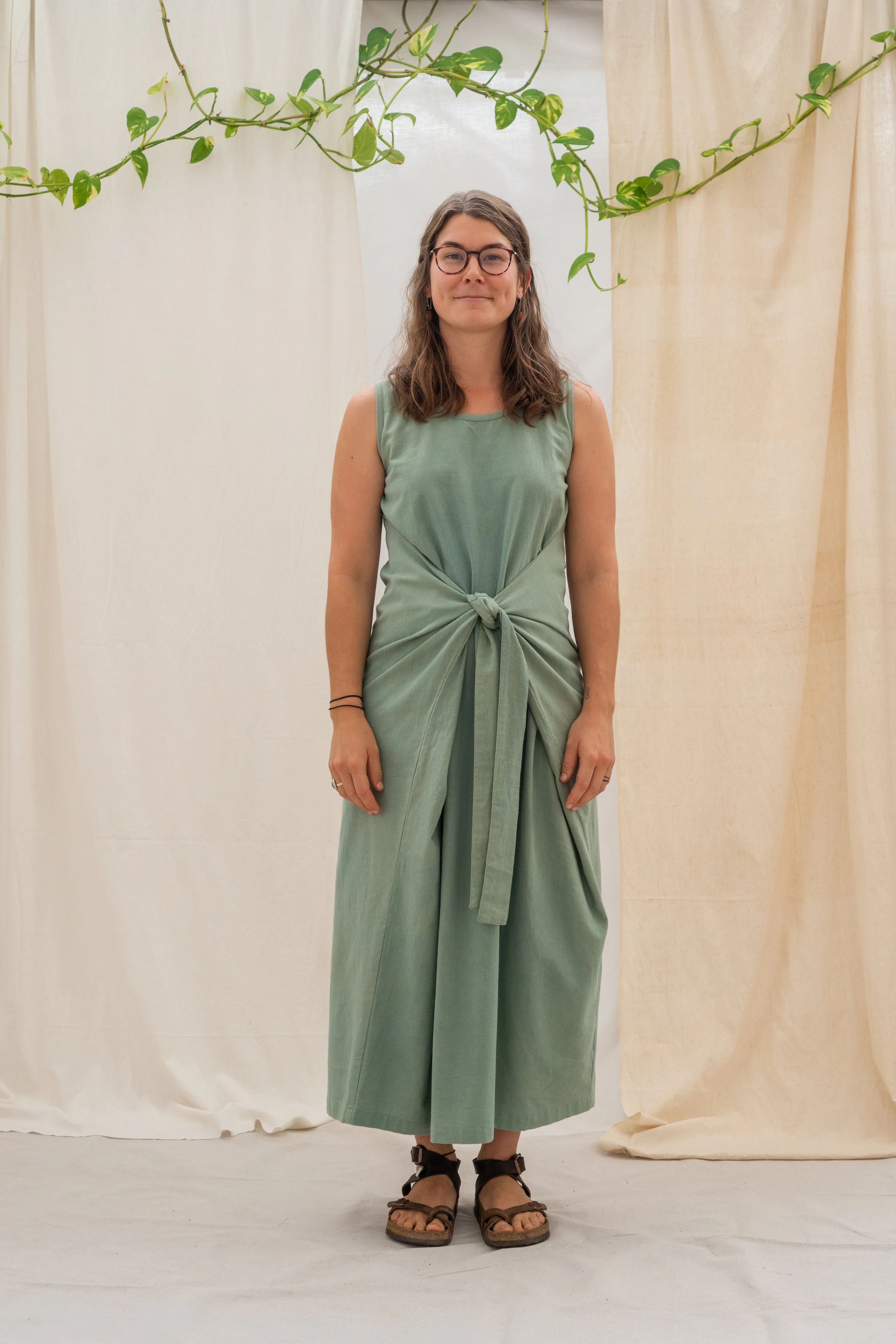 Wrap Dress - Sage