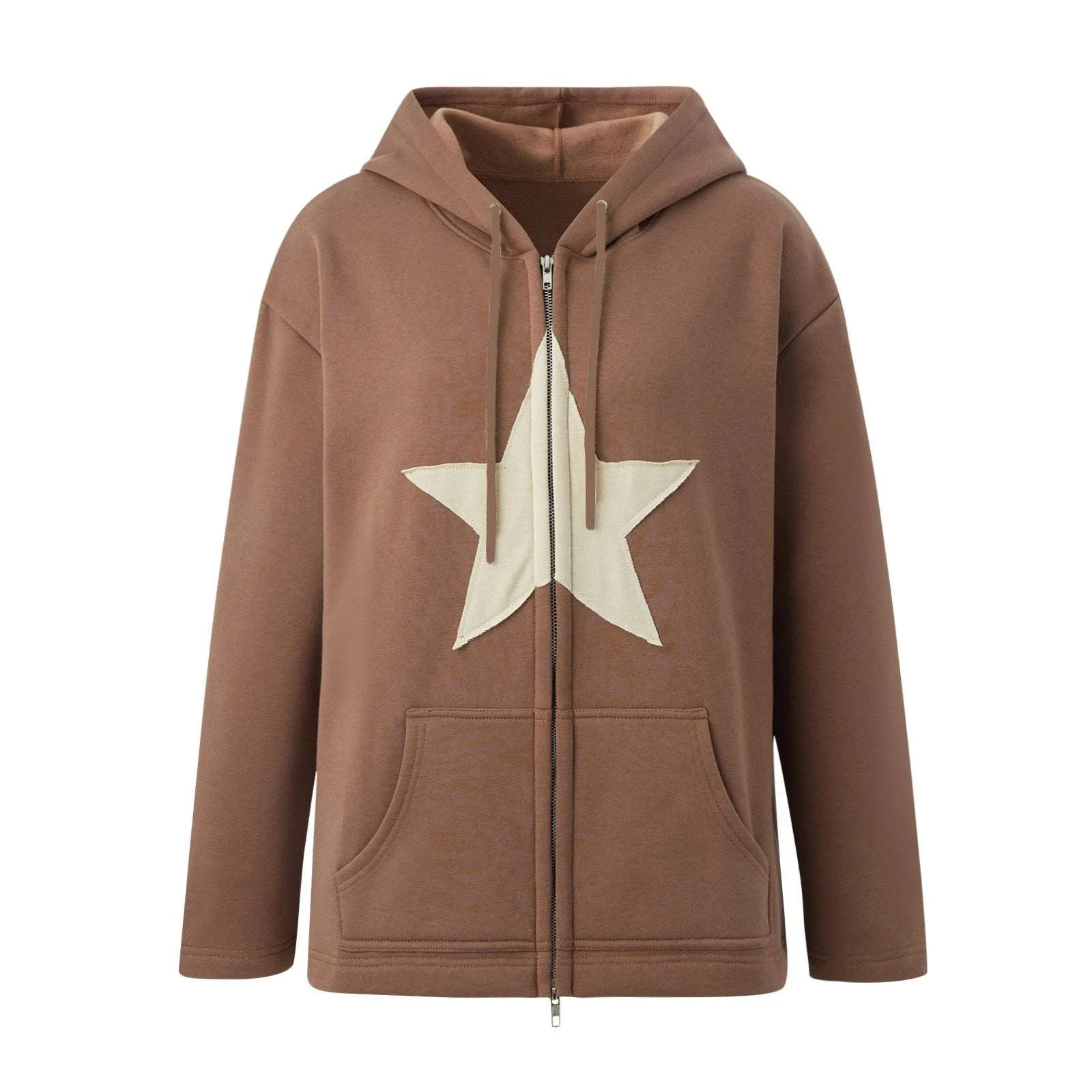 Y2K Stardust Zip-Up Hoodie