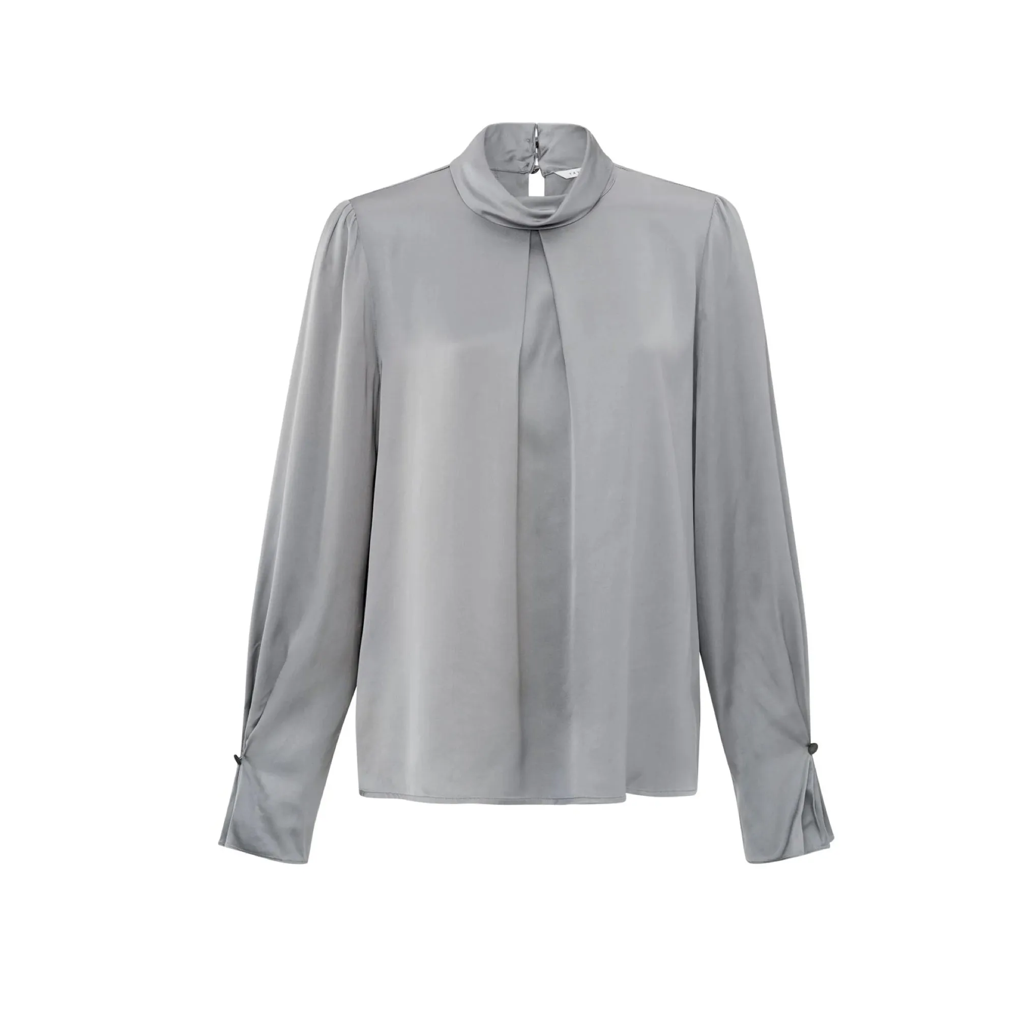 Yaya 701246-4111 Pleated Turtleneck Blouse