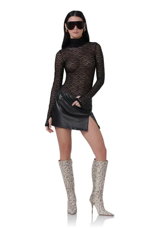 Zadie Lace Top - Noir